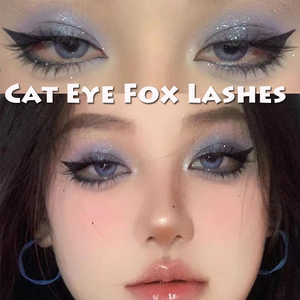 5 Pairs Soft Curled Messy Natu - Eyelash Extension Fox Eye avaliação e preço