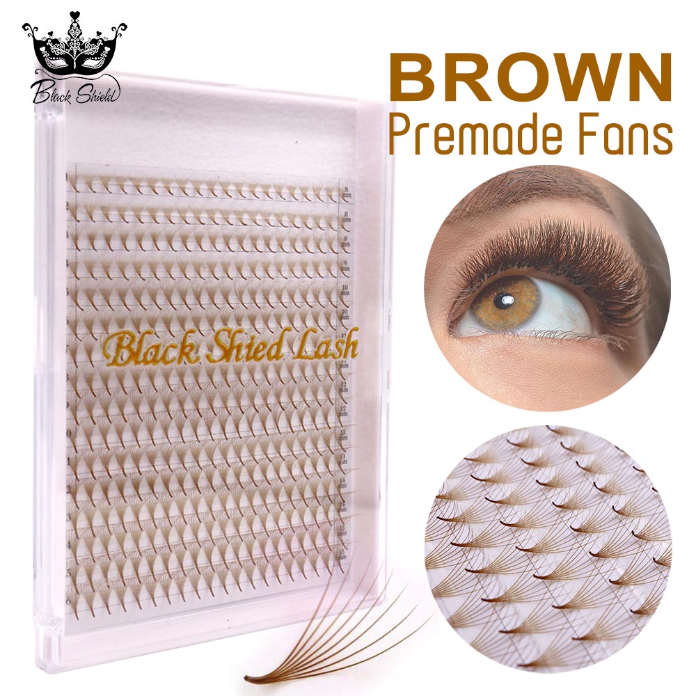 320 Colored Pointy Base Brown  - Eyelash Extension Russian avaliação e preço