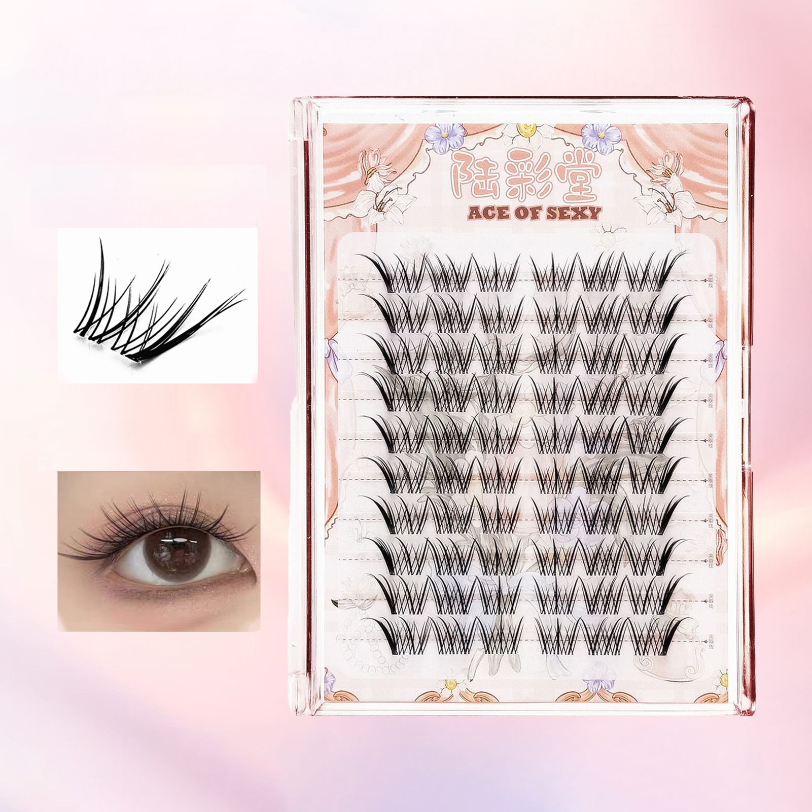 Fox-eye Fairy False Eyelashes  - Eyelash Extension Fox Eye avaliação e preço