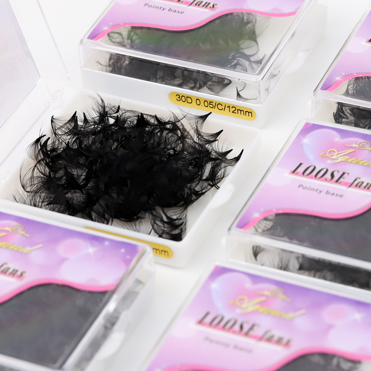 AGUUD 7mm Thin Pointy Base Rus - Eyelash Extension Russian avaliação e preço