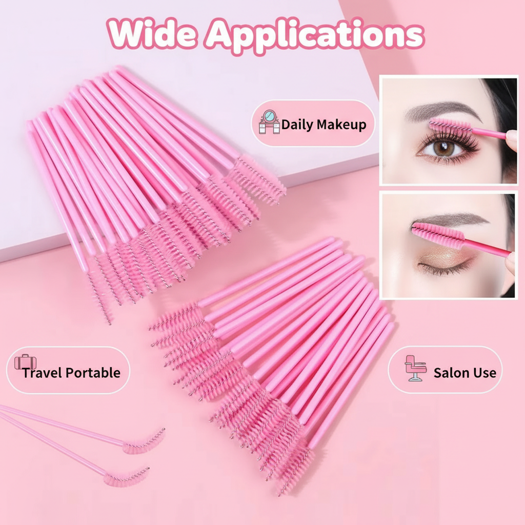 50pcs Disposable Eyelash Brush - Eyelash Extension Eyelash avaliação e preço