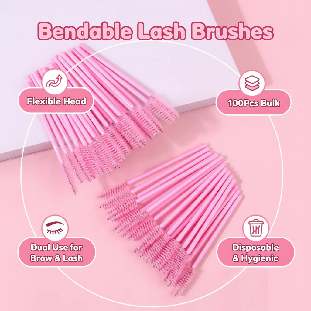 50pcs Disposable Eyelash Brush - Eyelash Extension Eyelash avaliação e preço