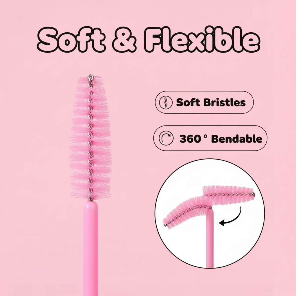 50pcs Disposable Eyelash Brush - Eyelash Extension Eyelash avaliação e preço