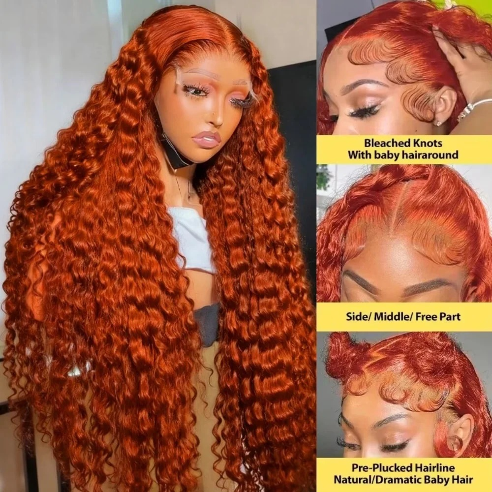 200% Density Ginger Orange Dee - Eyelash Extension Natural Look avaliação e preço