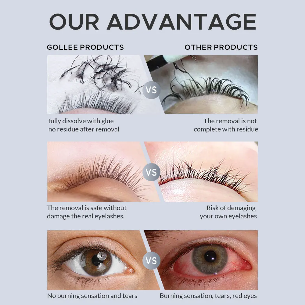 Gollee 5/10 PCS Professional E - Eyelash Extension Is Safe avaliação e preço