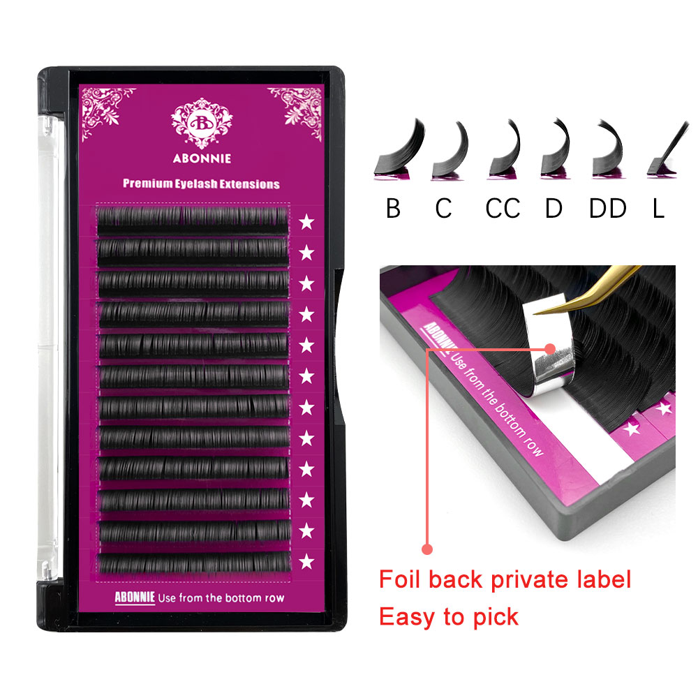 Abonnie B Curl 8-15mm Faux Ind - Eyelash Extensions Classic avaliação e preço