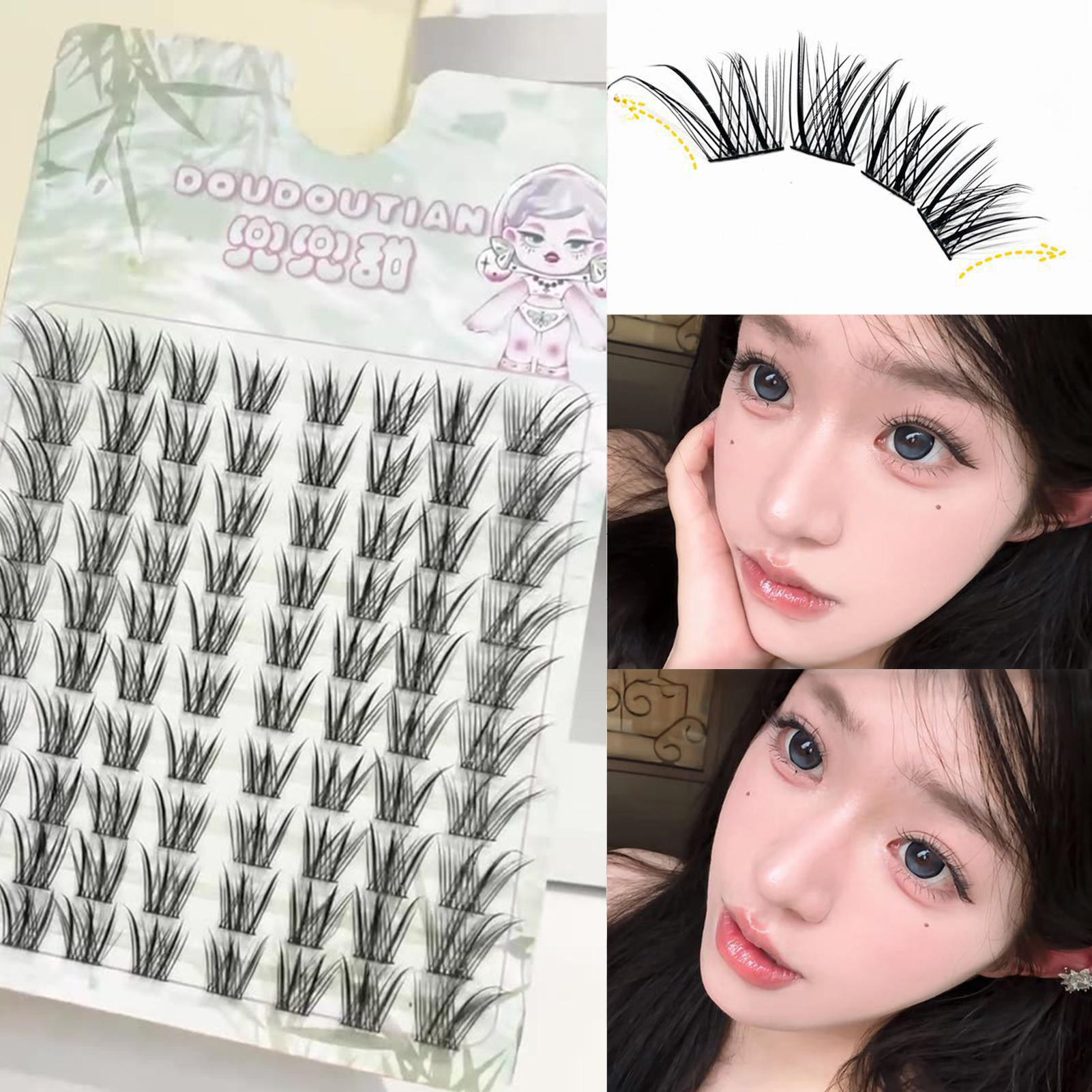 New Chinese Style Foxes Fluffy - Eyelash Extension Fox Eye avaliação e preço