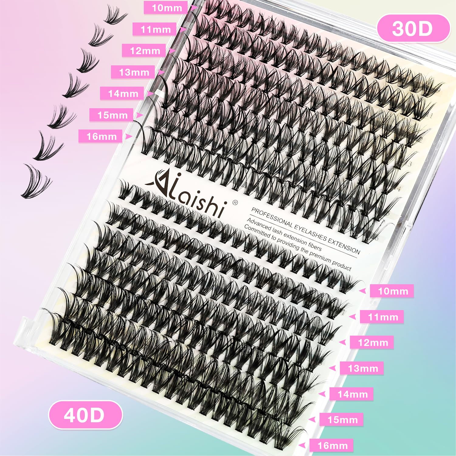 Lash Clusters Kit, DIY Cluster - Eyelash Extension No 9 avaliação e preço