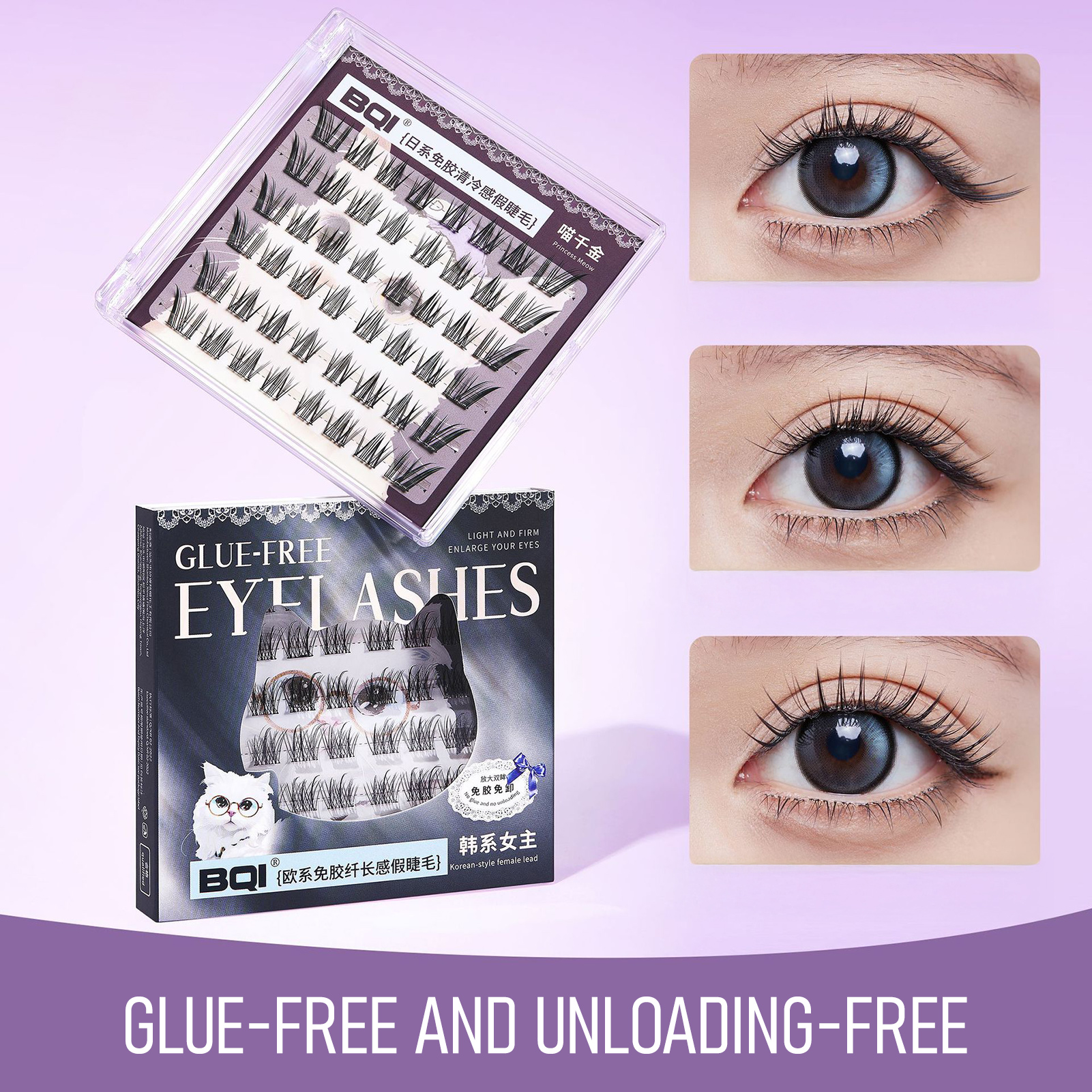 Manga Lashes No Glue 9-16mm Pr - Eyelash Extension No 9 avaliação e preço