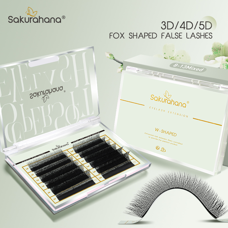 SAKURAHANA Fox 3D 4D 5D Shaped - Eyelash Extension Fox Eye avaliação e preço