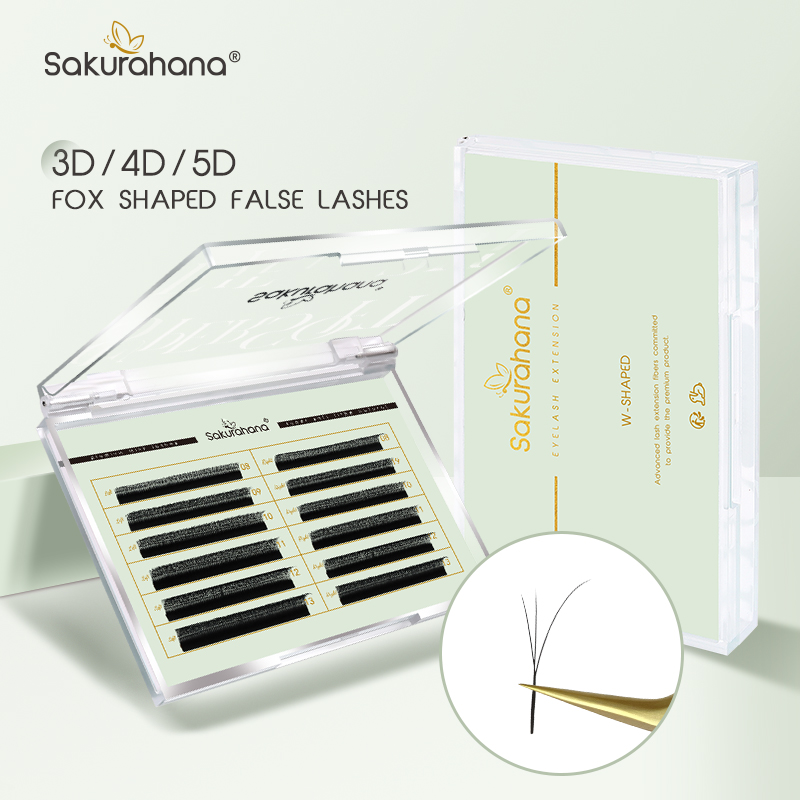 SAKURAHANA Fox 3D 4D 5D Shaped - Eyelash Extension Fox Eye avaliação e preço