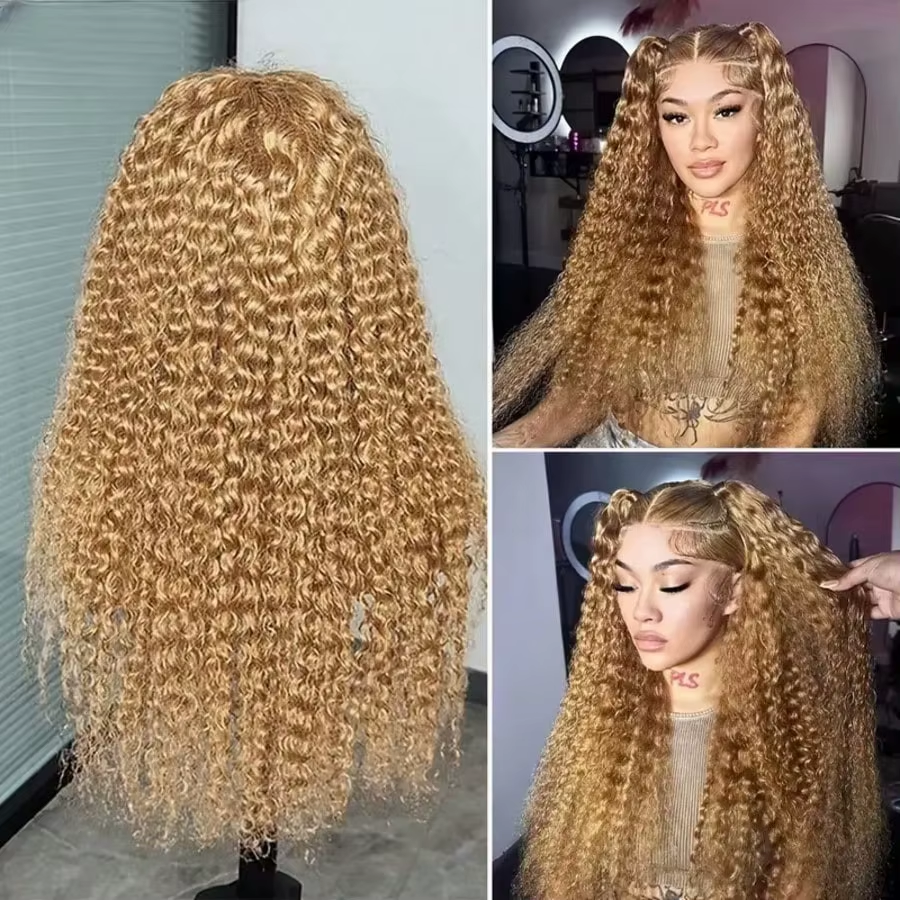 34 38Inch Honey Blonde Wig Hum - Eyelash Extension Natural Look avaliação e preço