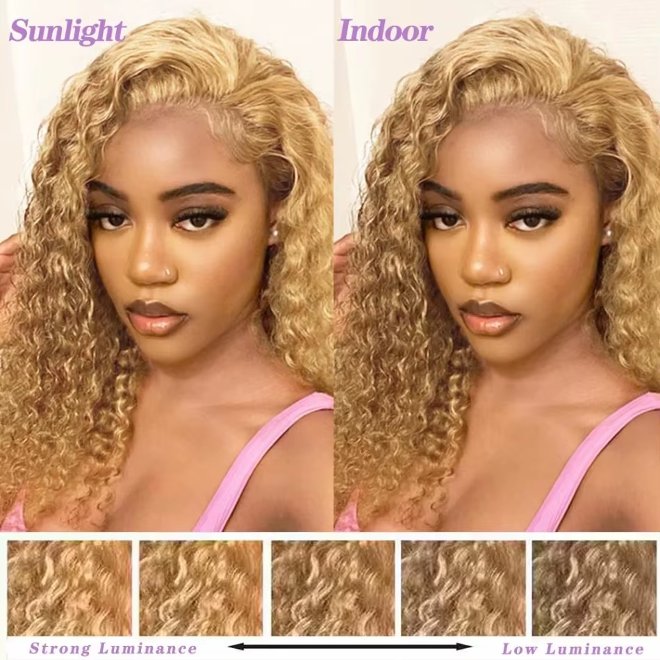 34 38Inch Honey Blonde Wig Hum - Eyelash Extension Natural Look avaliação e preço