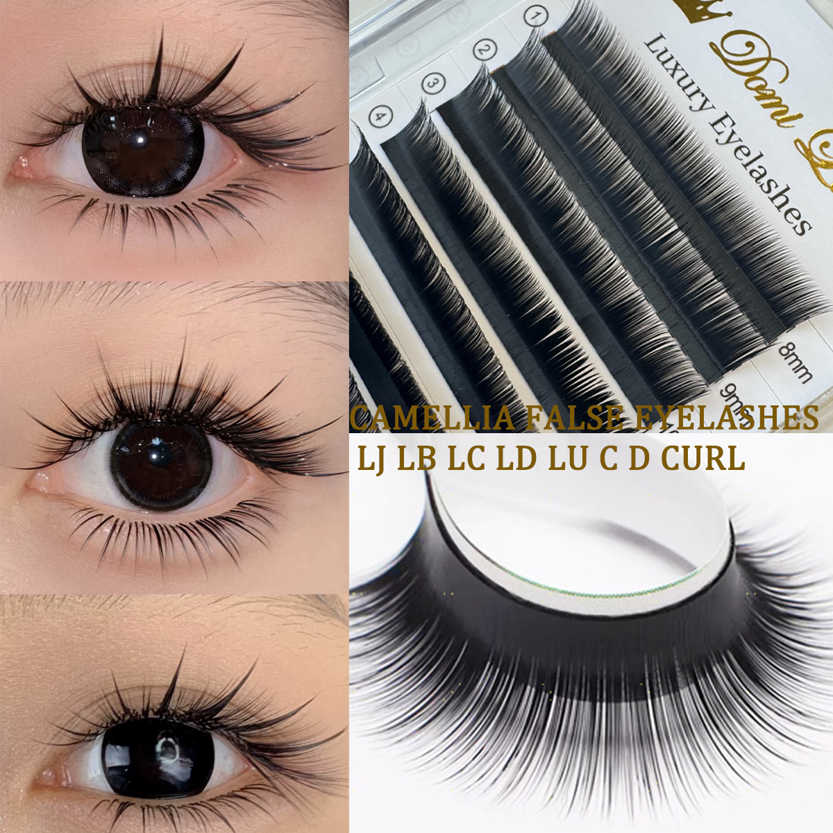 Domi Faux Mink False Individua - Eyelash Extension Anime avaliação e preço