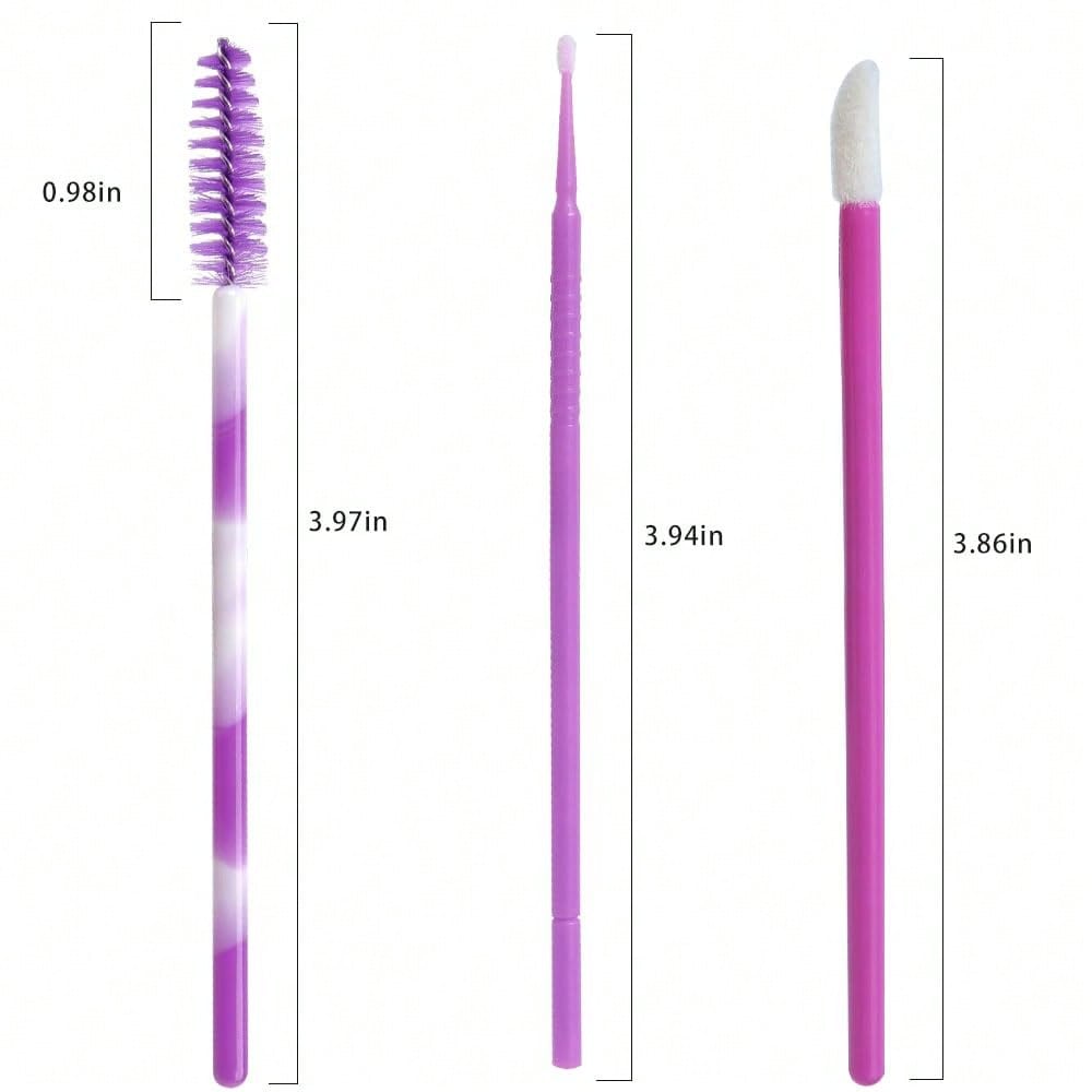 300 Pack Disposable Spoolies B - Eyelash Extension Eyelash avaliação e preço