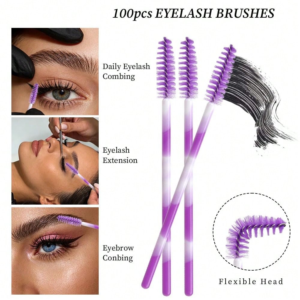300 Pack Disposable Spoolies B - Eyelash Extension Eyelash avaliação e preço