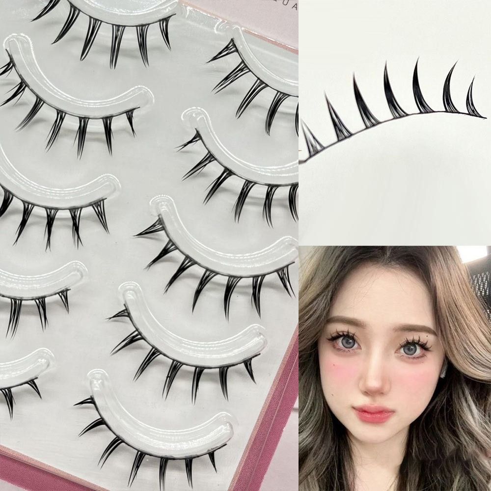 5 Pairs Pack Japanese Cosplay  - Eyelash Extension Anime avaliação e preço
