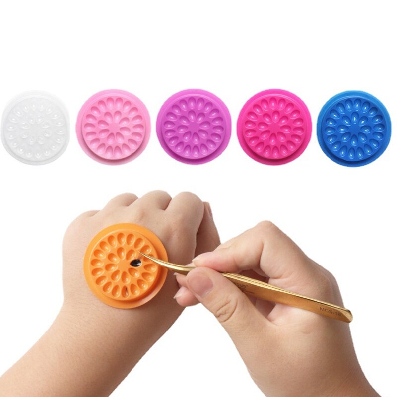 100pcs Eyelash Glue Holder Eye - Eyelash Extension Jakarta avaliação e preço