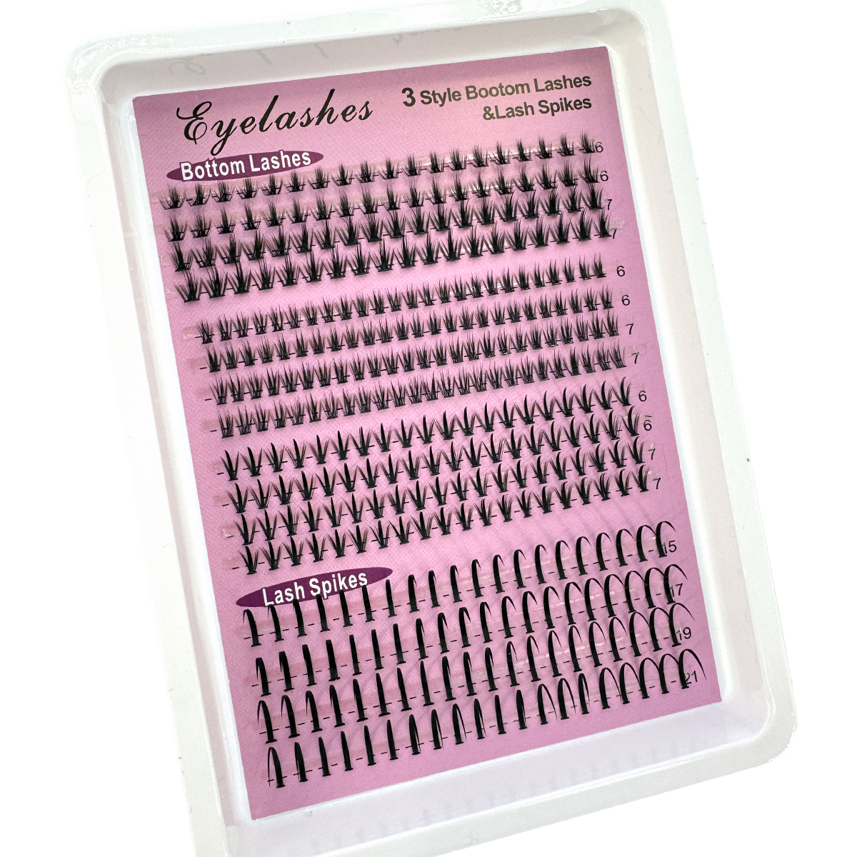 16Rows Bottom&Spiky Lashes Clu - Eyelash Extension Anime avaliação e preço