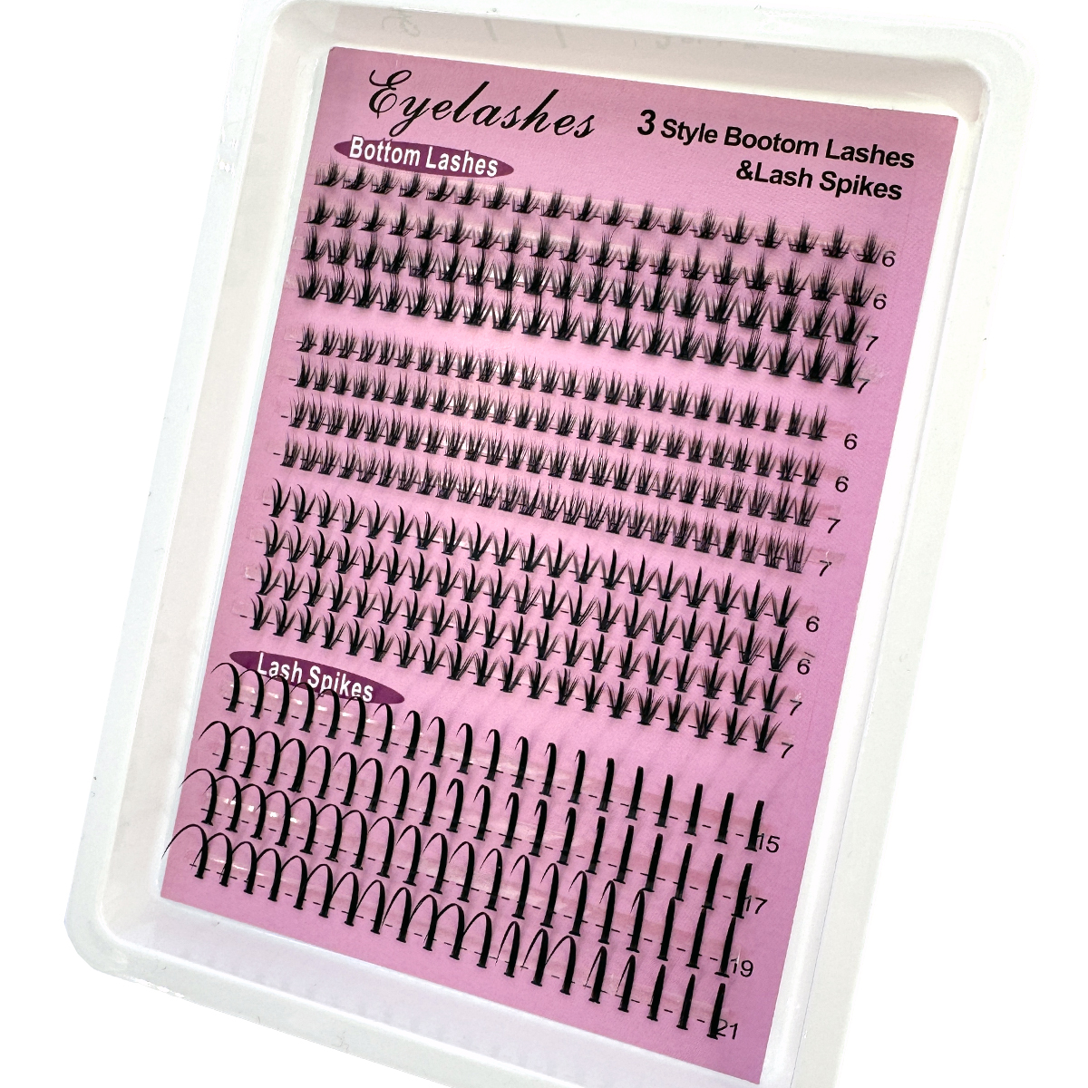 16Rows Bottom&Spiky Lashes Clu - Eyelash Extension Anime avaliação e preço