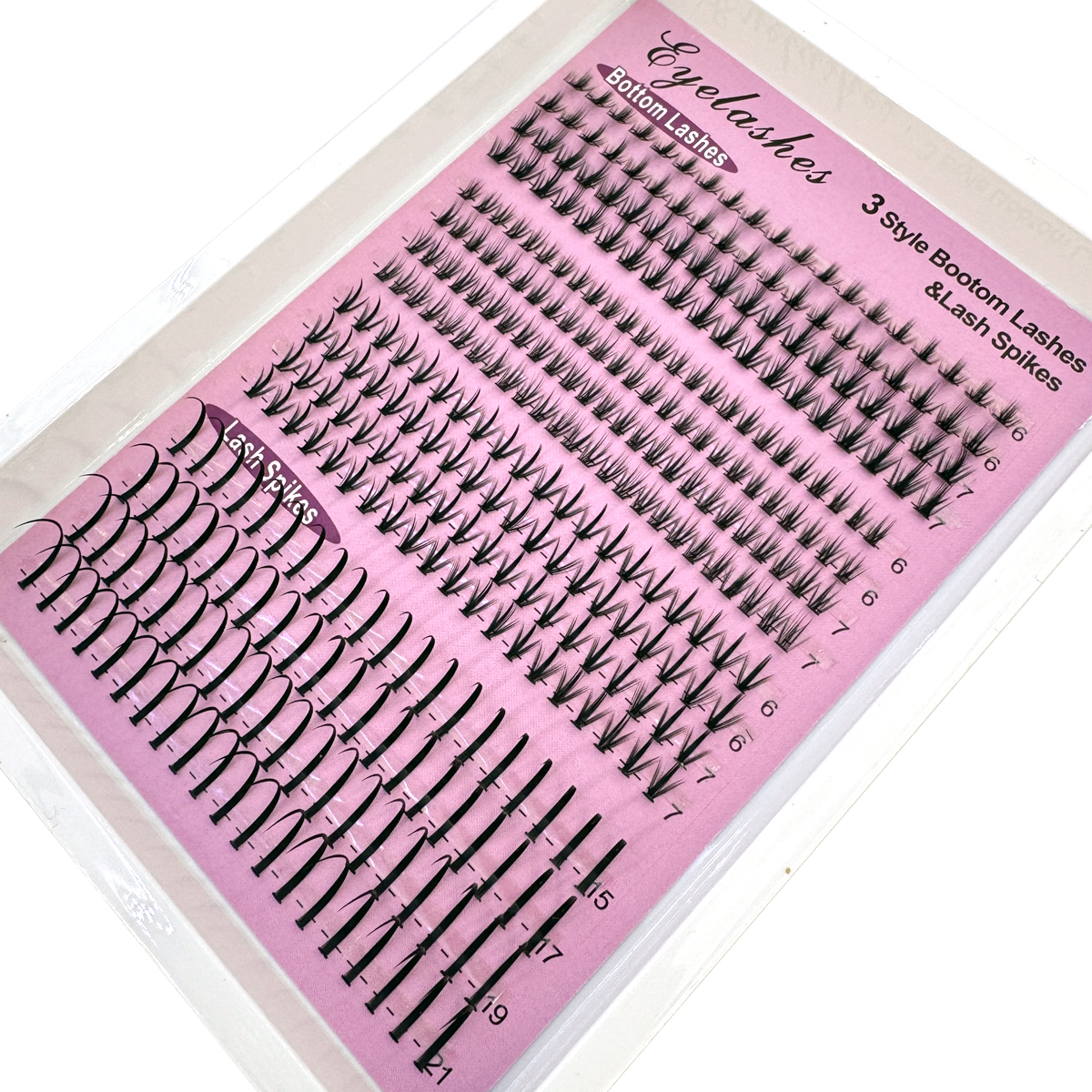 16Rows Bottom&Spiky Lashes Clu - Eyelash Extension Anime avaliação e preço
