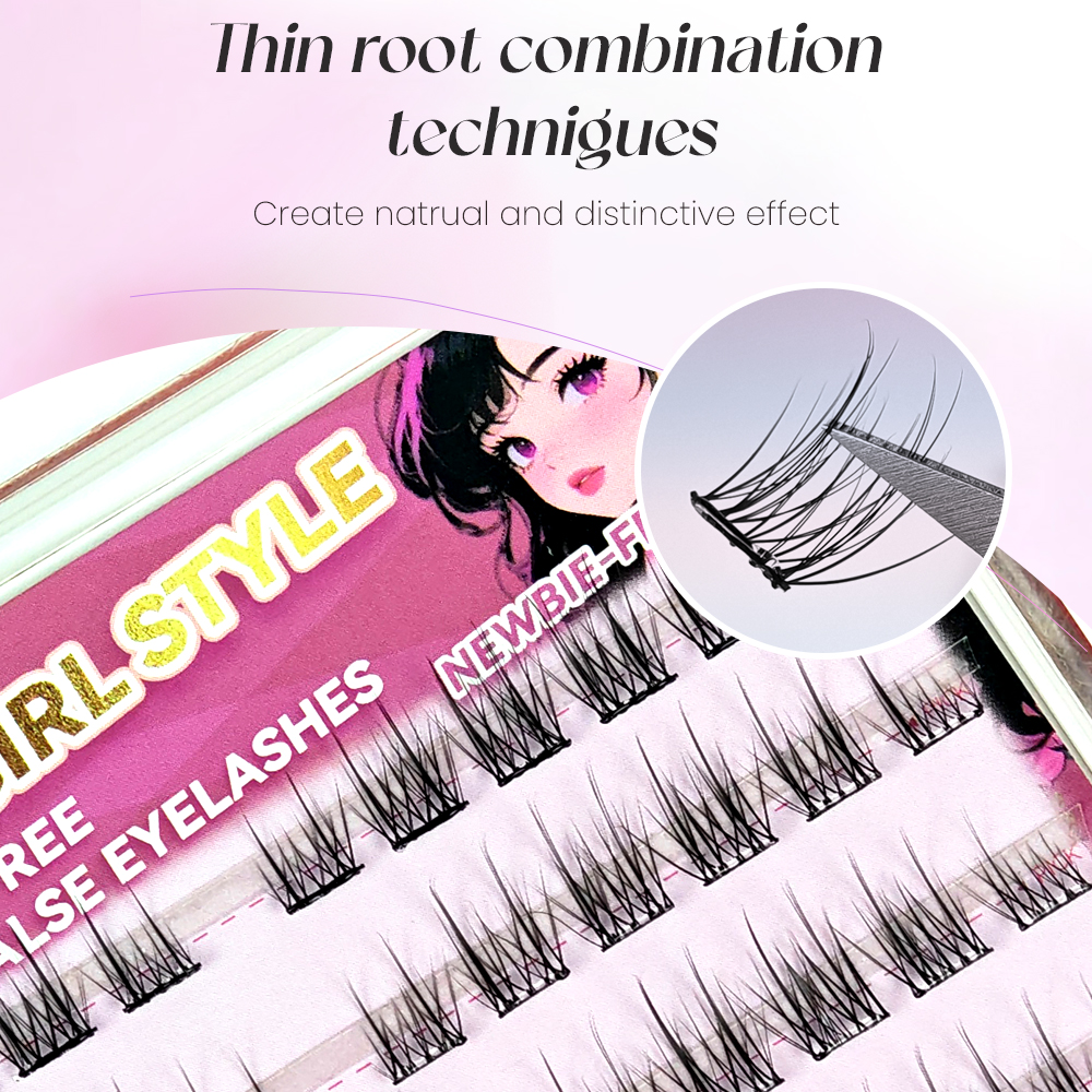 Yelix DIY Self-Adhesive Cluste - Eyelash Extension Anime avaliação e preço