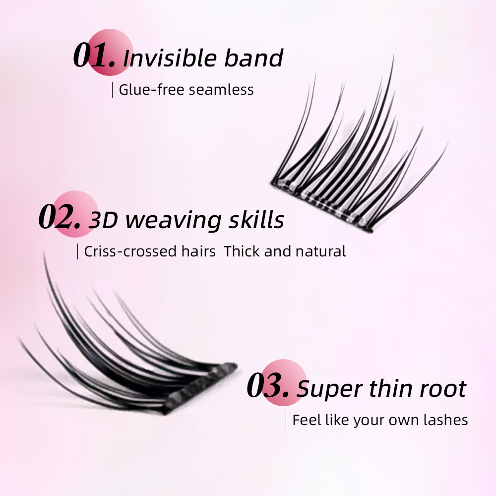 Yelix DIY Self-Adhesive Cluste - Eyelash Extension Anime avaliação e preço