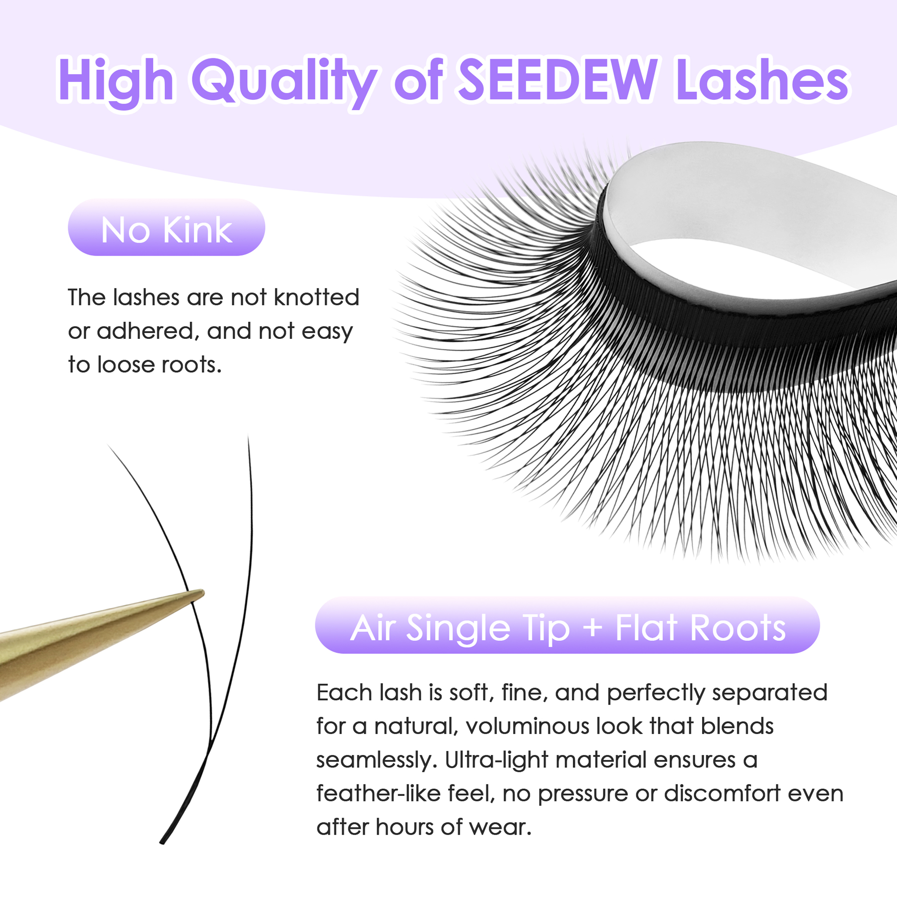 SEEDEW 0.07/0.10 Single Tip 2D - Eyelash Extension Anime avaliação e preço