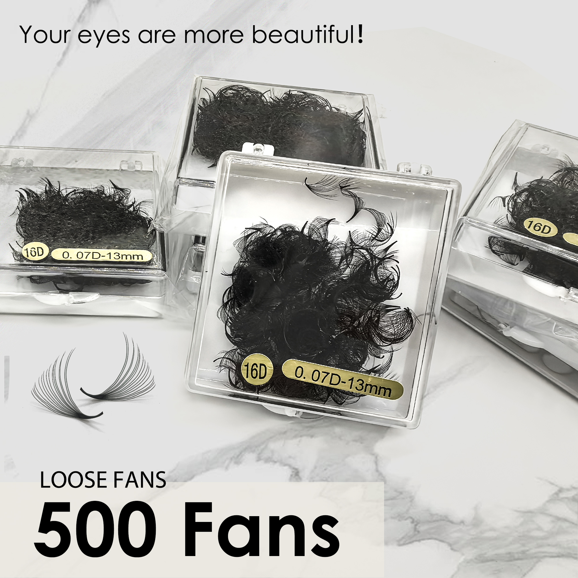 Tbestt Premade Fans Lashes 10D - Eyelash Extension Russian avaliação e preço