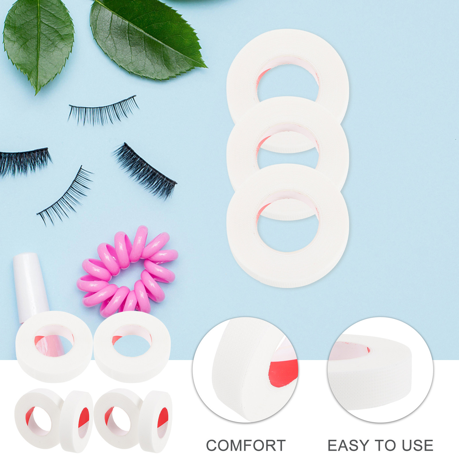 6 Rolls Eyelash Tape Non-Woven - Eyelash Extension Is Safe avaliação e preço