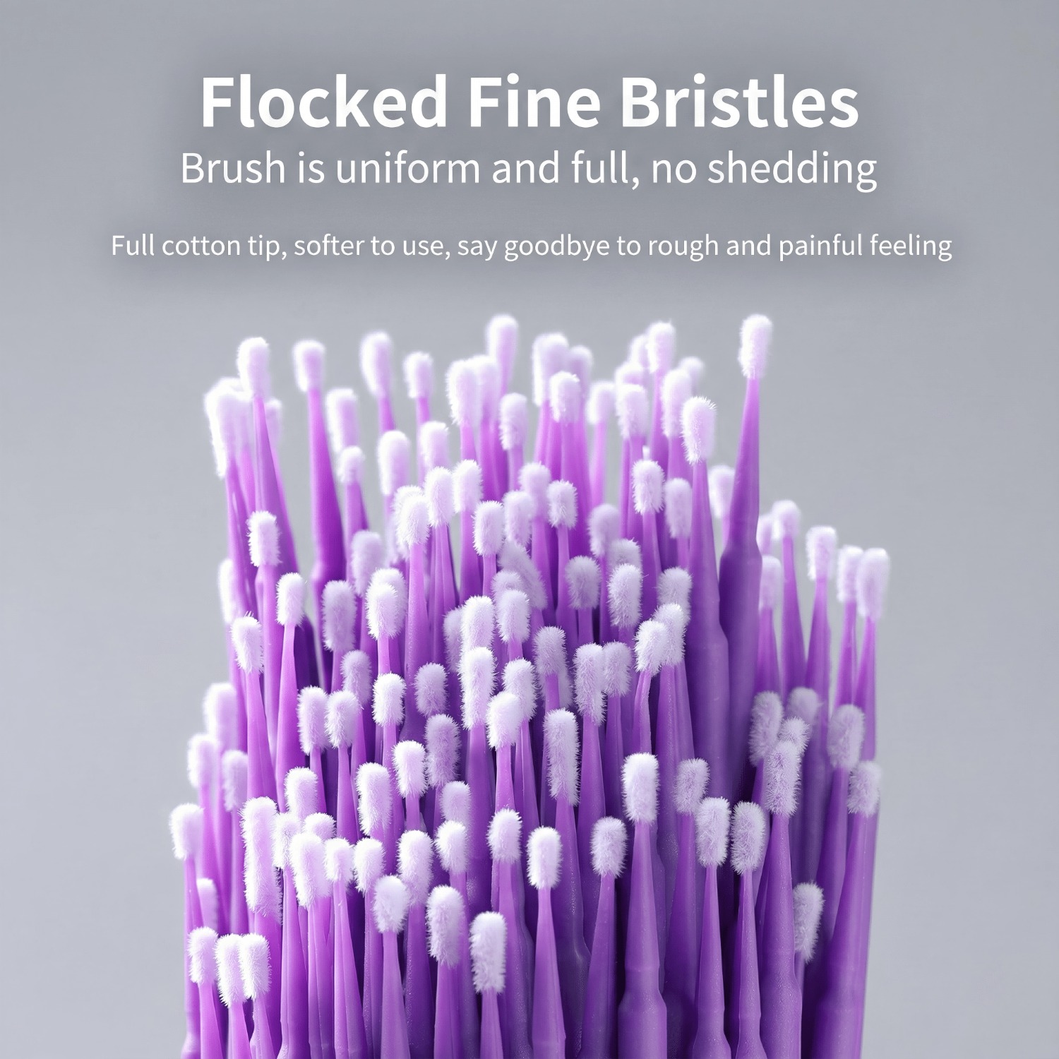 100Pcs Purple Micro Brushes Po - Eyelash Extension Eyelash avaliação e preço