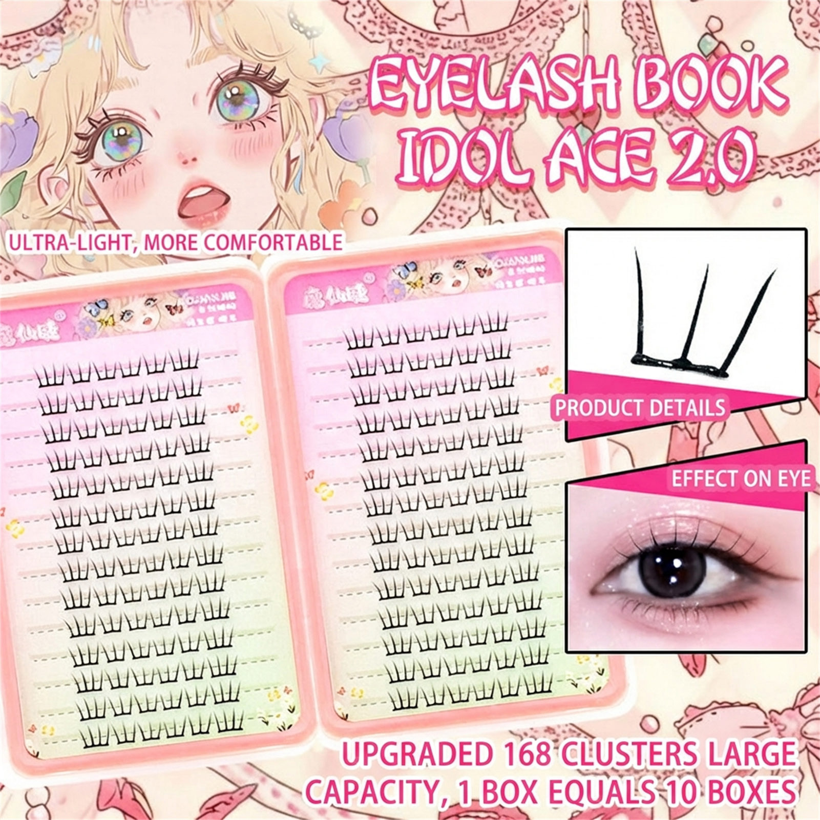 No glue lash extenstions Korea - Eyelash Extension No 9 avaliação e preço