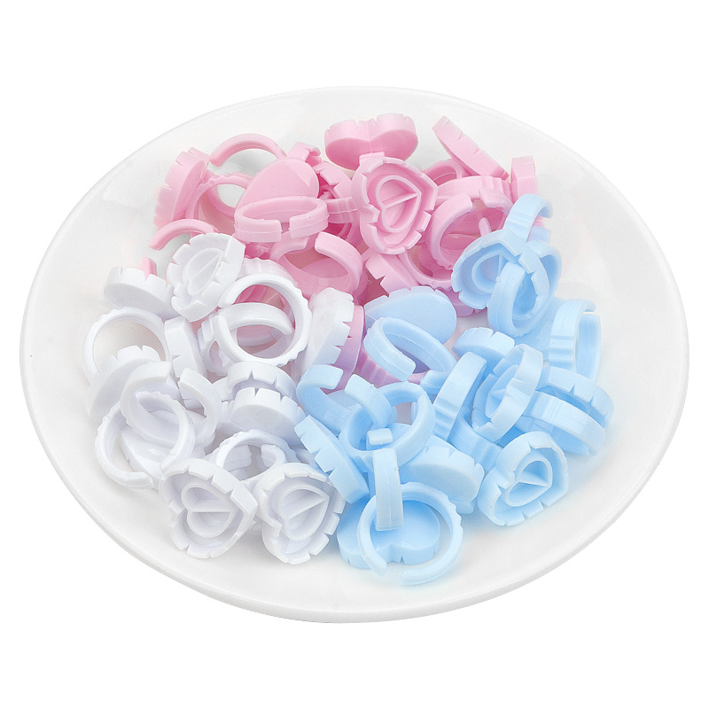 100 PCS Disposable Heart-shape - Eyelash Extension Jakarta avaliação e preço